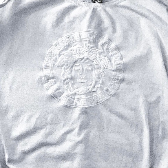 Circa 1994 Gianni Versace Intimates Embroidered Medusa Head Bodysuit - Picture 4 of 4